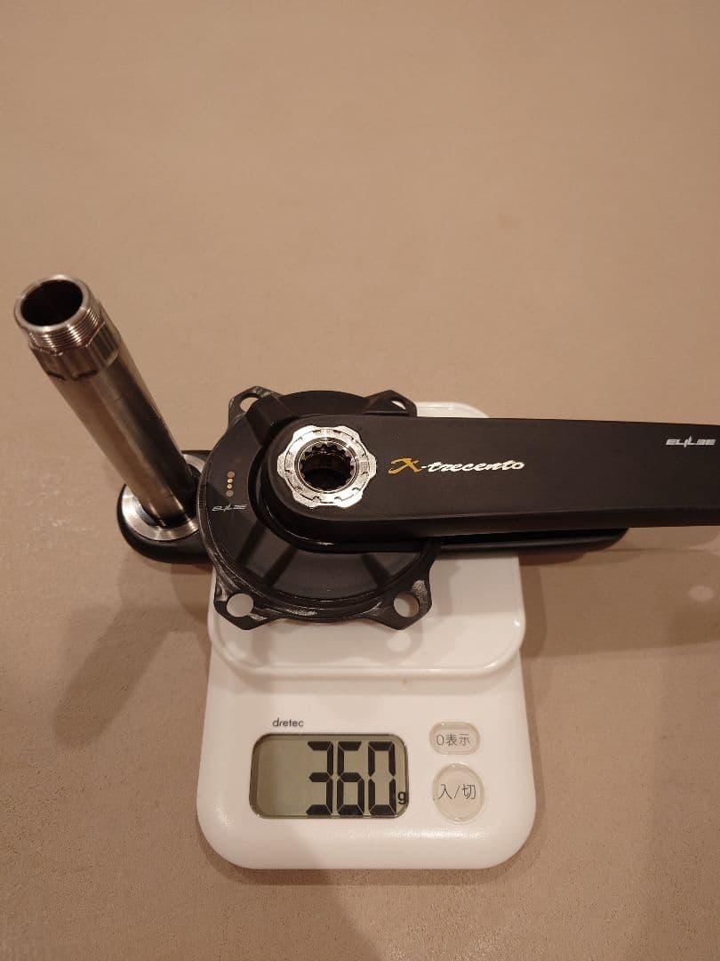 ELILEE X-trecento カーボンクランク パワーメーター セット