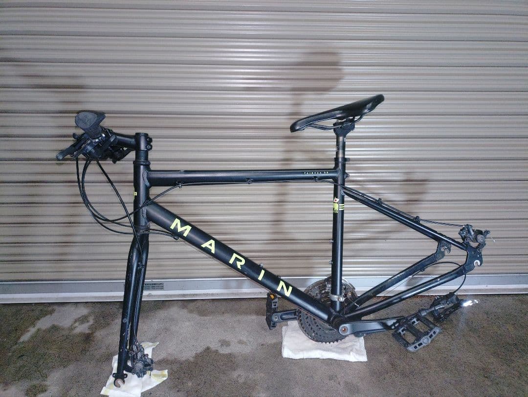 ジャンク 部品取り MARIN FAIRFAX SE フレーム他 固着なし