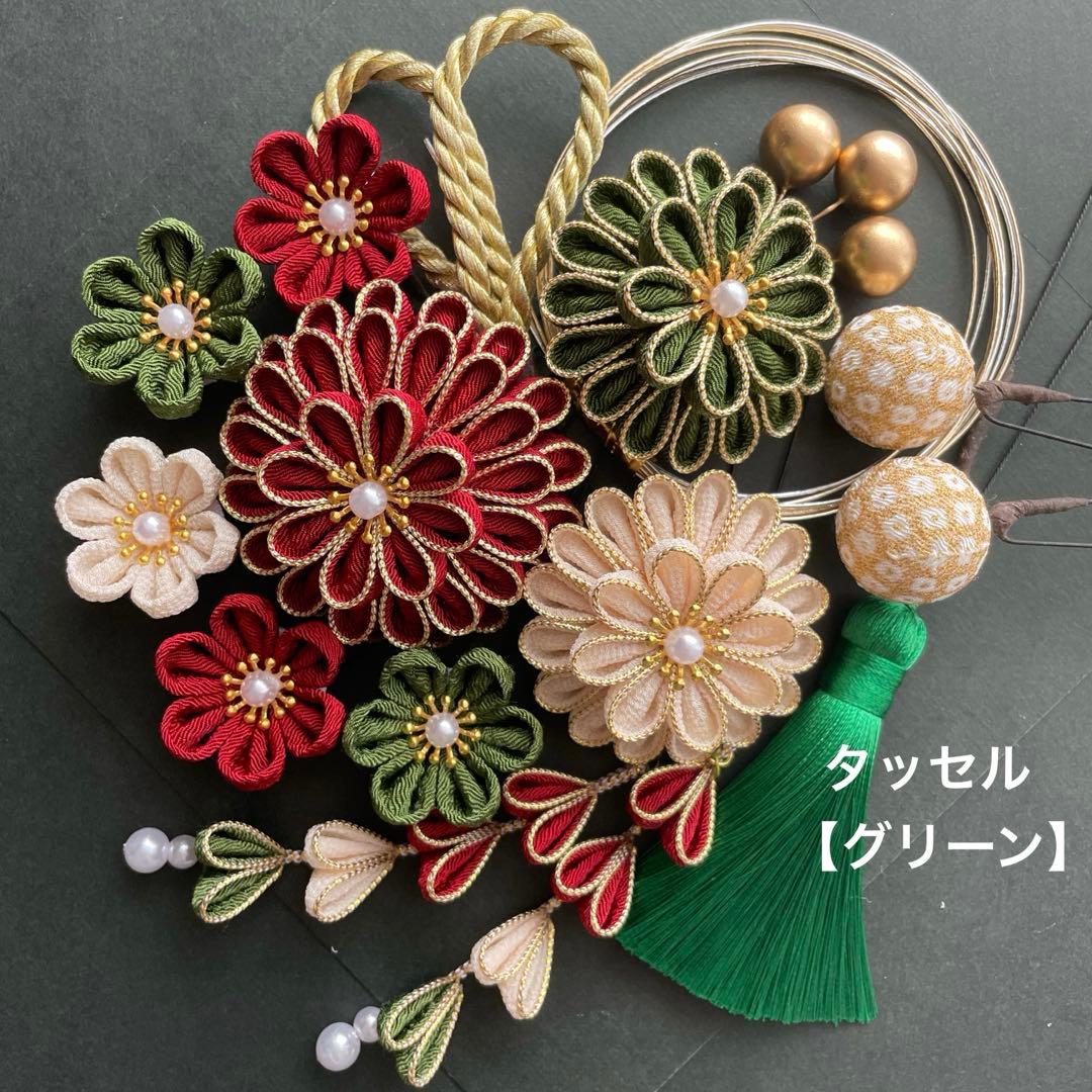 【NO.118】つまみ細工　髪飾り　卒業式　結婚式　七五三　成人式