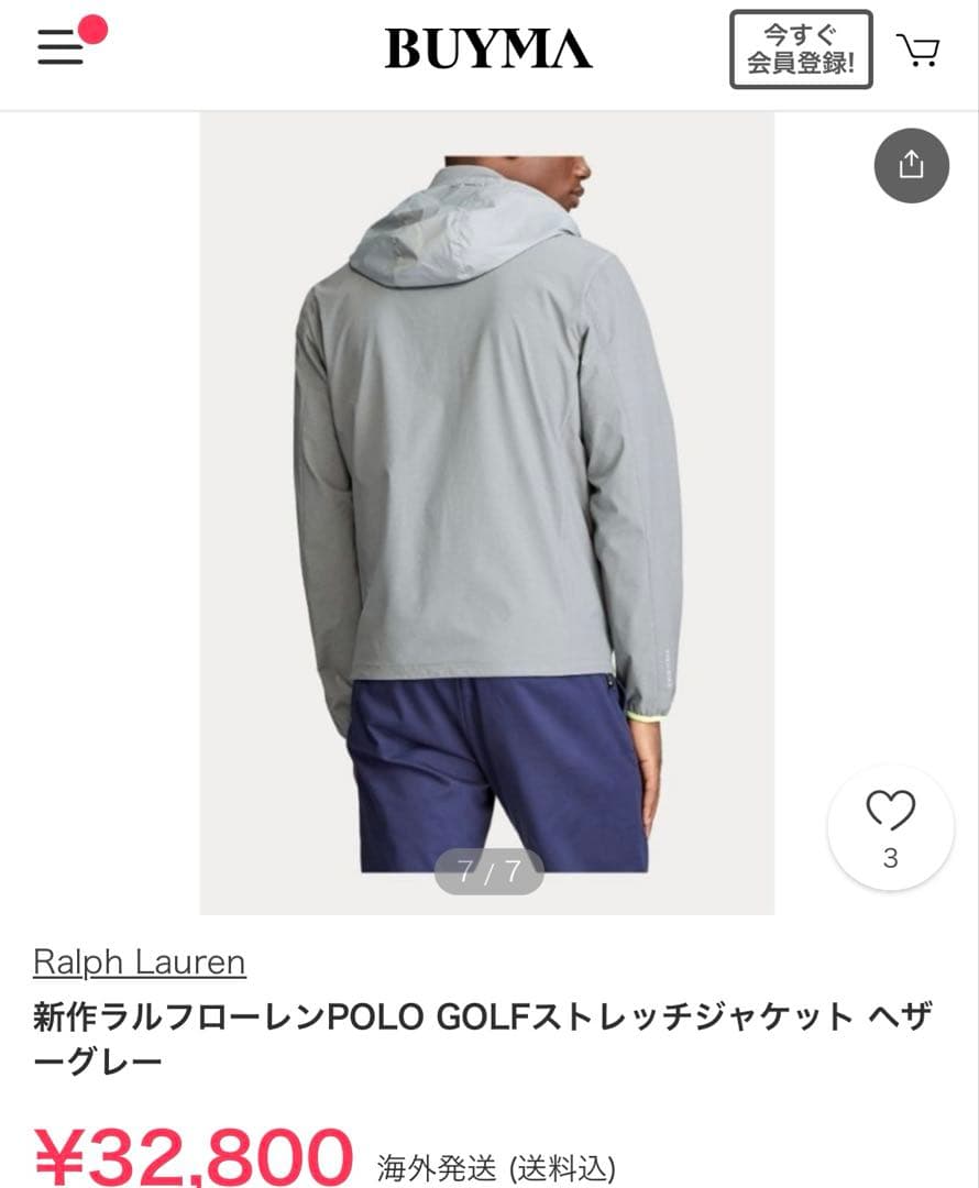 Polo Golf グレー ジャケット　美品