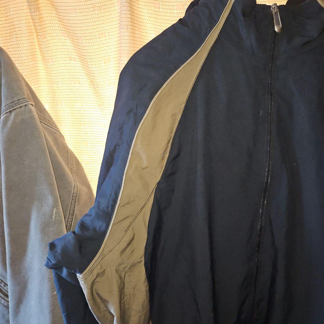 Nike ネイビー・グレー ジャケット nike 90s