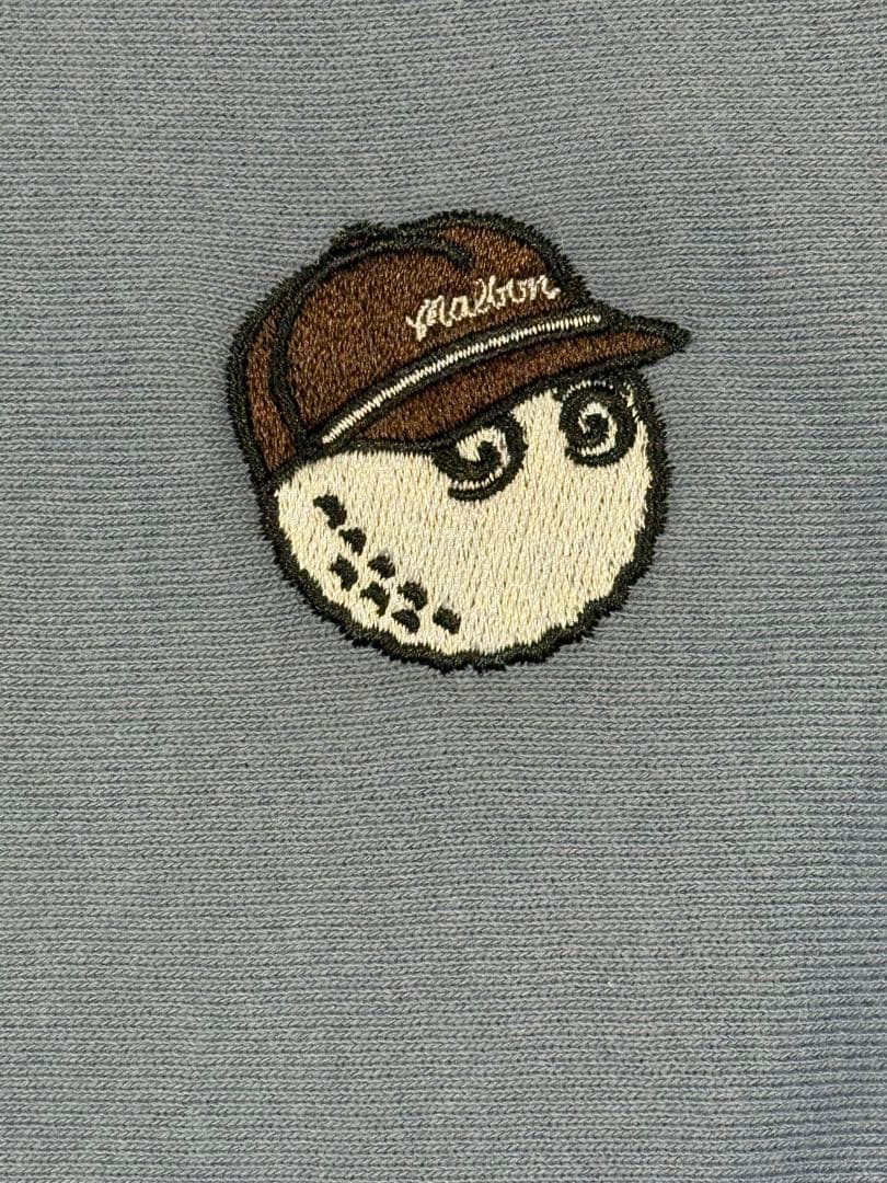 【未使用XL】CLUBHAUS×MALBONコラボ　スウェット　ブルーグレイ