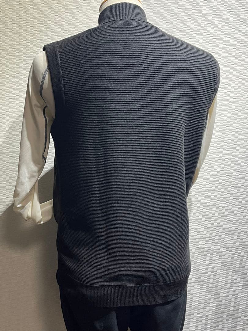 ◇エピキュール◇epicure◇ゴルフウェア◇リバーシブル◇ニットベスト◇タグ◇