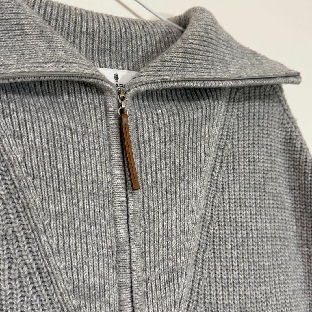 美品 MORABITO BLANC モラビト ニット カーディガン ポンチョ