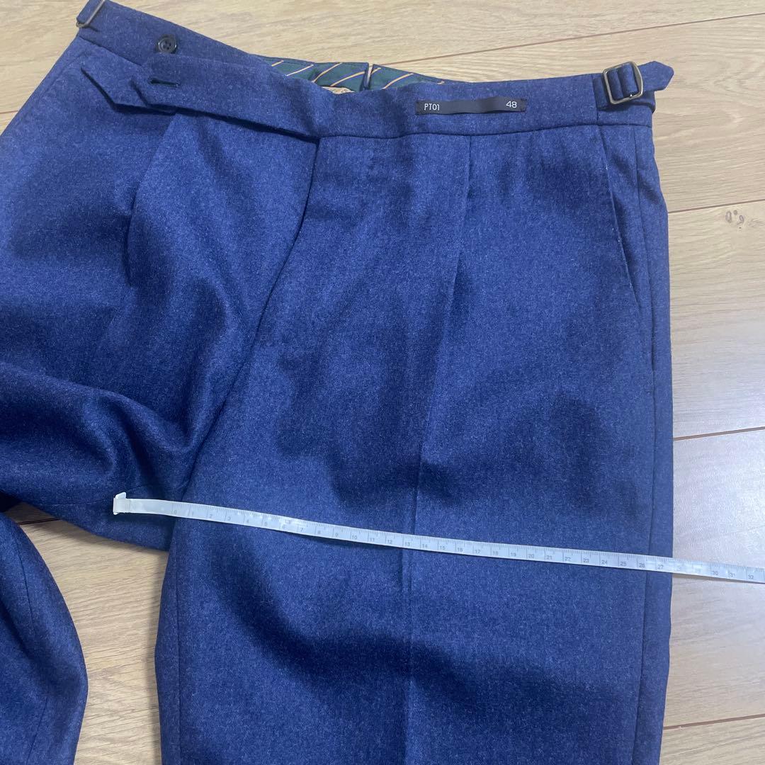 PT01(ピーティーゼロウーノ) 1プリーツ　パンツ