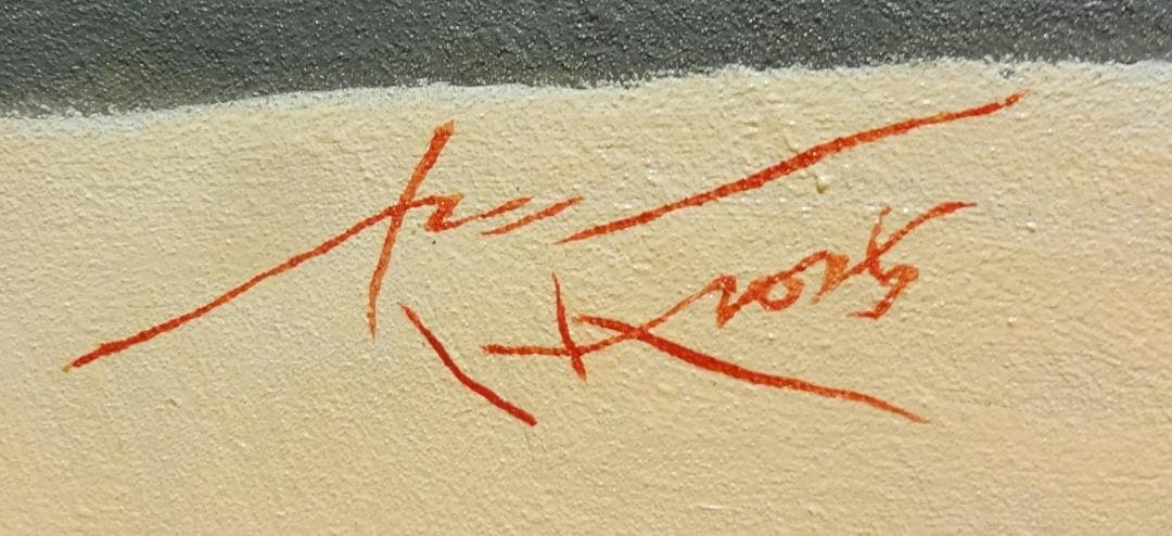 上鈴木正一 油彩画 A3サイズ『 レイデオロ 』ロバート様のオーダー作品です。