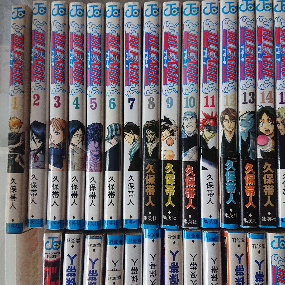 BLEACH 第1巻から第74巻 初版 半数程 1巻は初版では無い