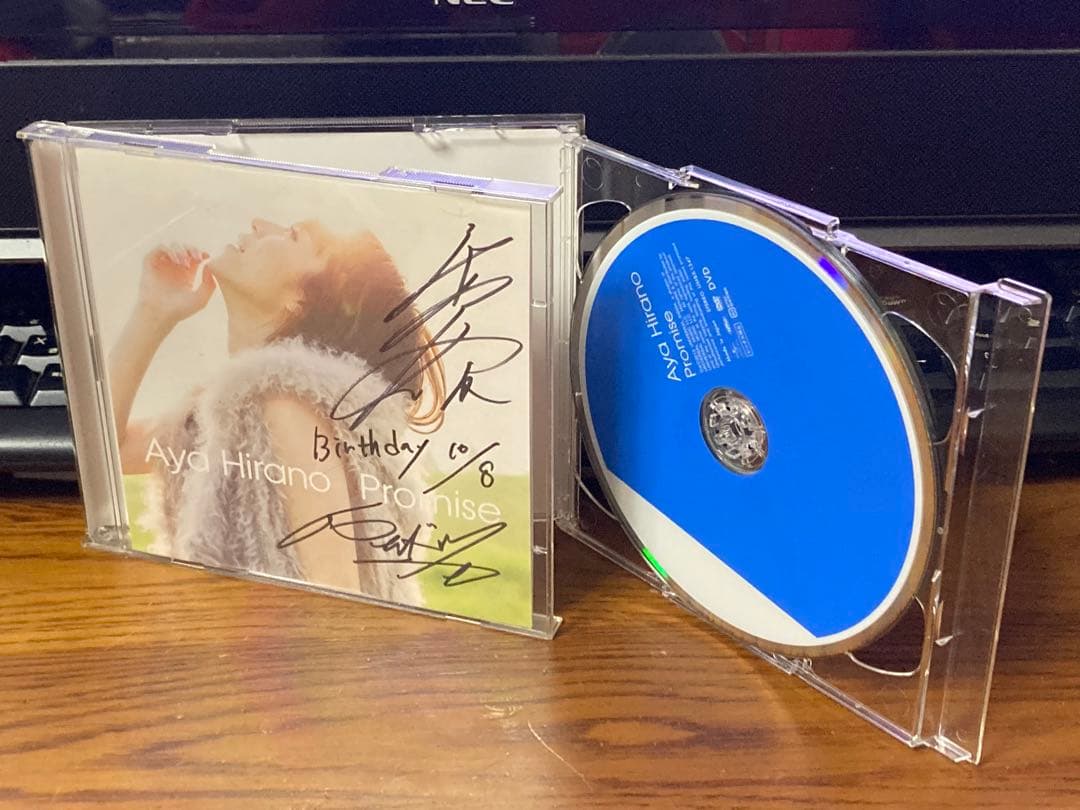 美品 初回限定盤 平野綾 Promise CD＋DVD 直筆サイン入り