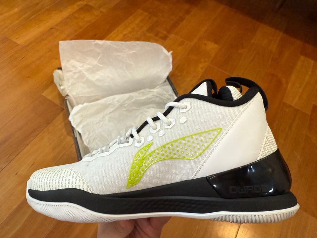 【リーニン】 WADE バッシュ 白 25.5cm 新品　メンズ