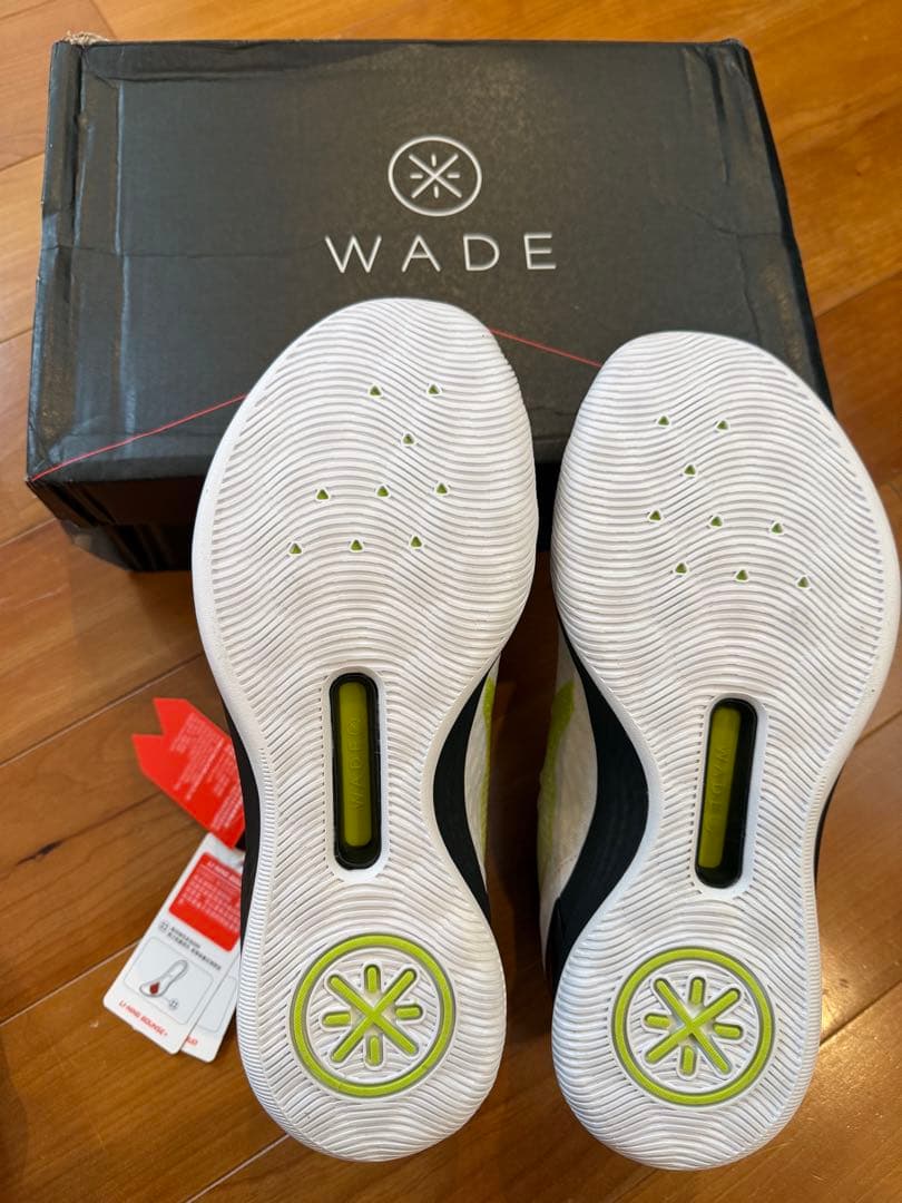 【リーニン】 WADE バッシュ 白 25.5cm 新品　メンズ