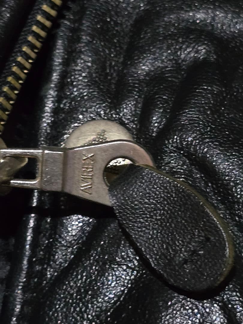 AVIREX レザージャケット 黒