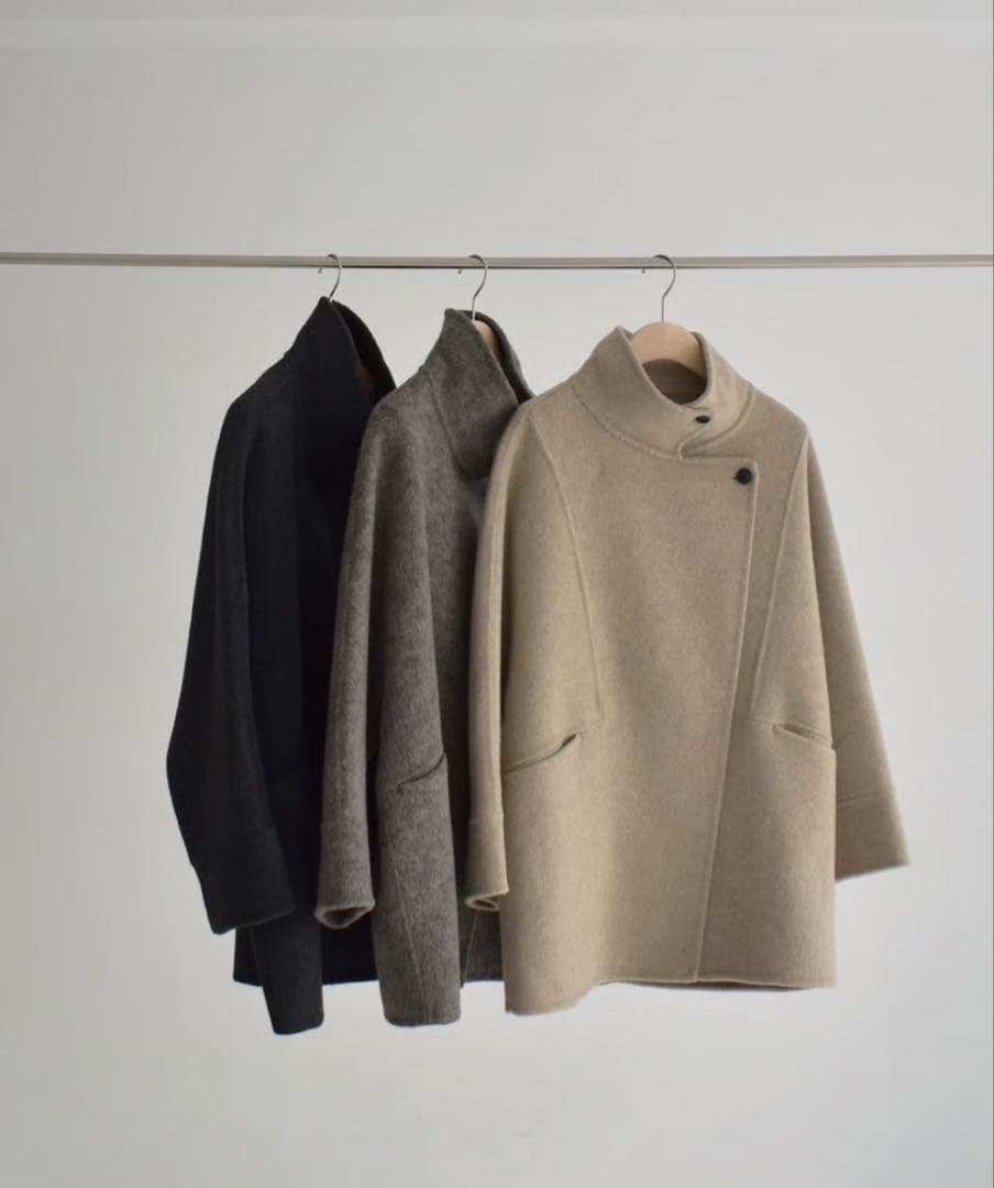 cizatto シザット　ベージュ コート ウール