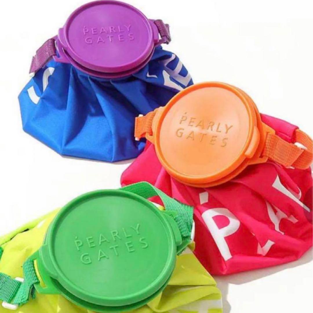 新品 パーリーゲイツ 氷嚢 大サイズ ストラップ付き イエロー