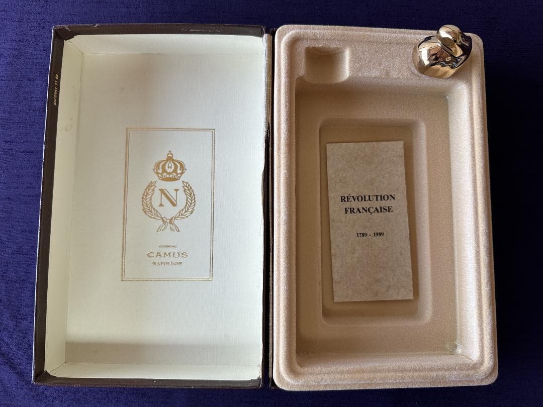 【未開栓】CAMUS カミュ ブランデー ブック フランス革命200周年記念