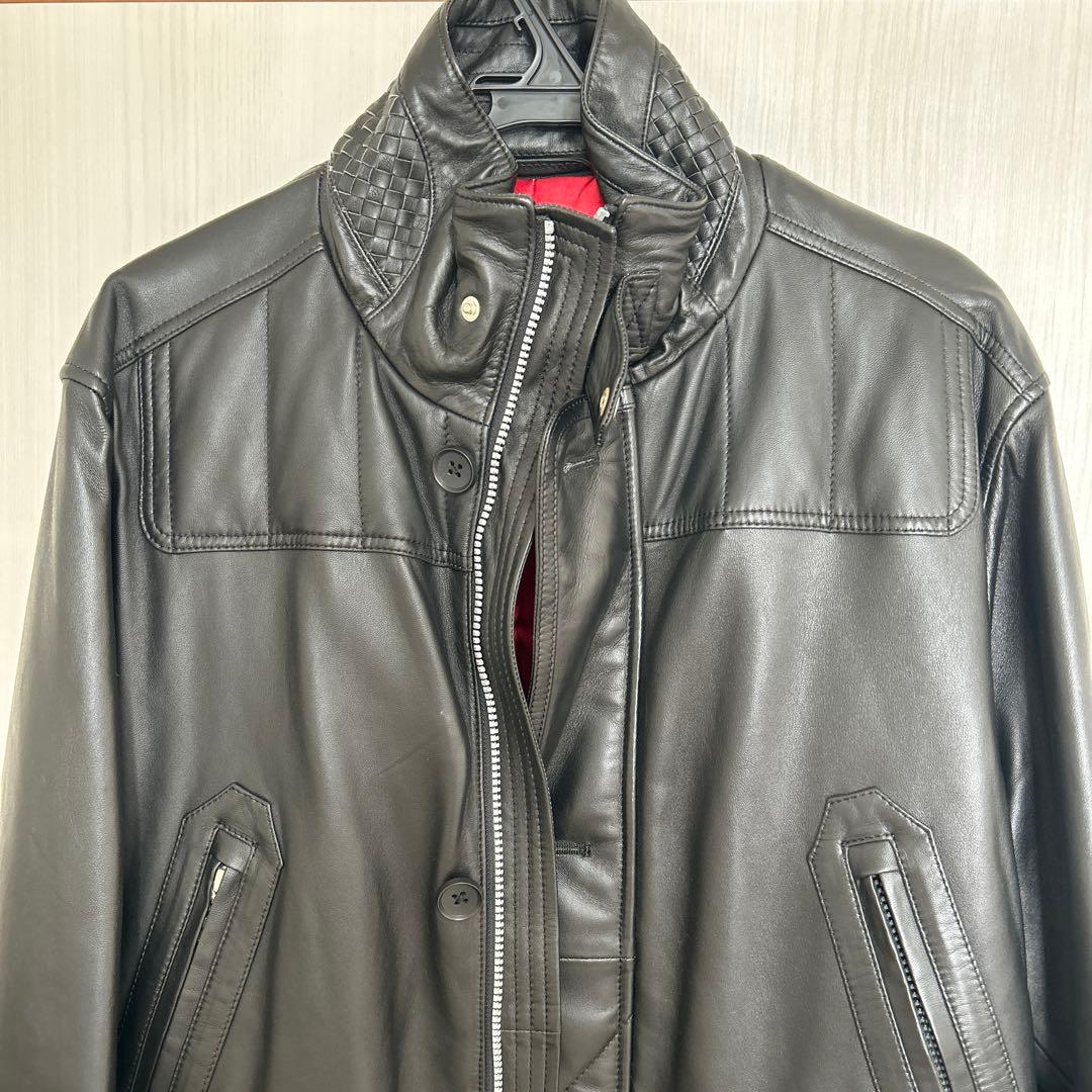 PAGELO パジェロ レザージャケット 黒 Ｍ美品