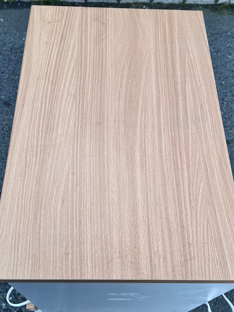 キッチンカウンター 炊飯器 レンジ台 キャスター付き 食器棚ホワイト