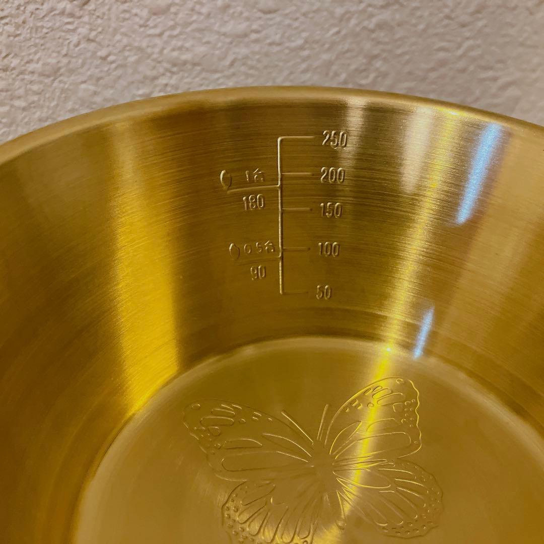 【新品未使用品】★ oldsea 浅型シェラカップ Brass 金