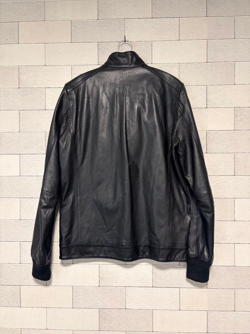 GENERAL SUPPLY／SHIPS　シングル ライダース レザー 本革 M