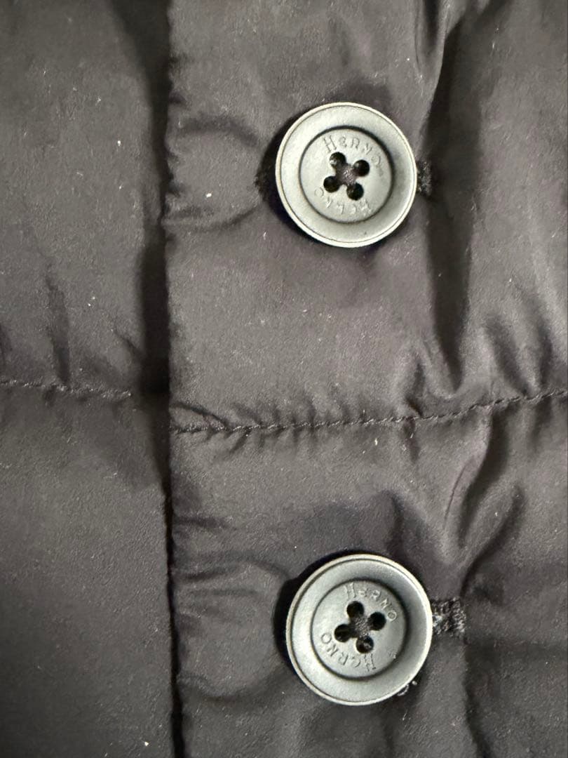 ヘルノ　HERNO ダウンベスト　グース　黒　ブラック L 48 19288