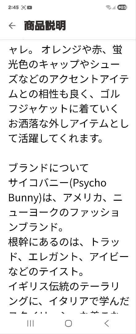 サイコバニーの ジャケットです