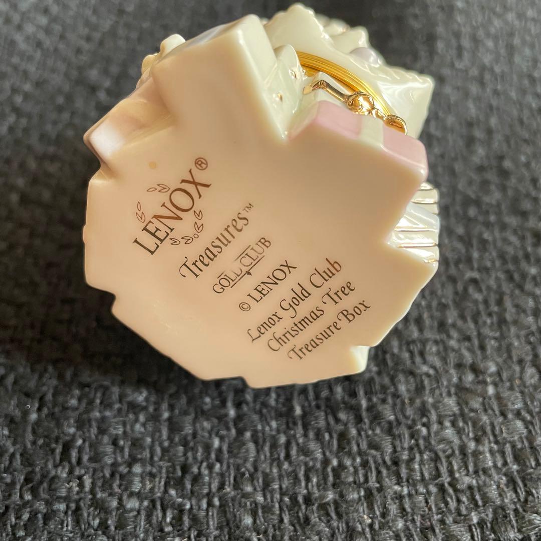 レノックスLenox Christmas Tree Treasure Box