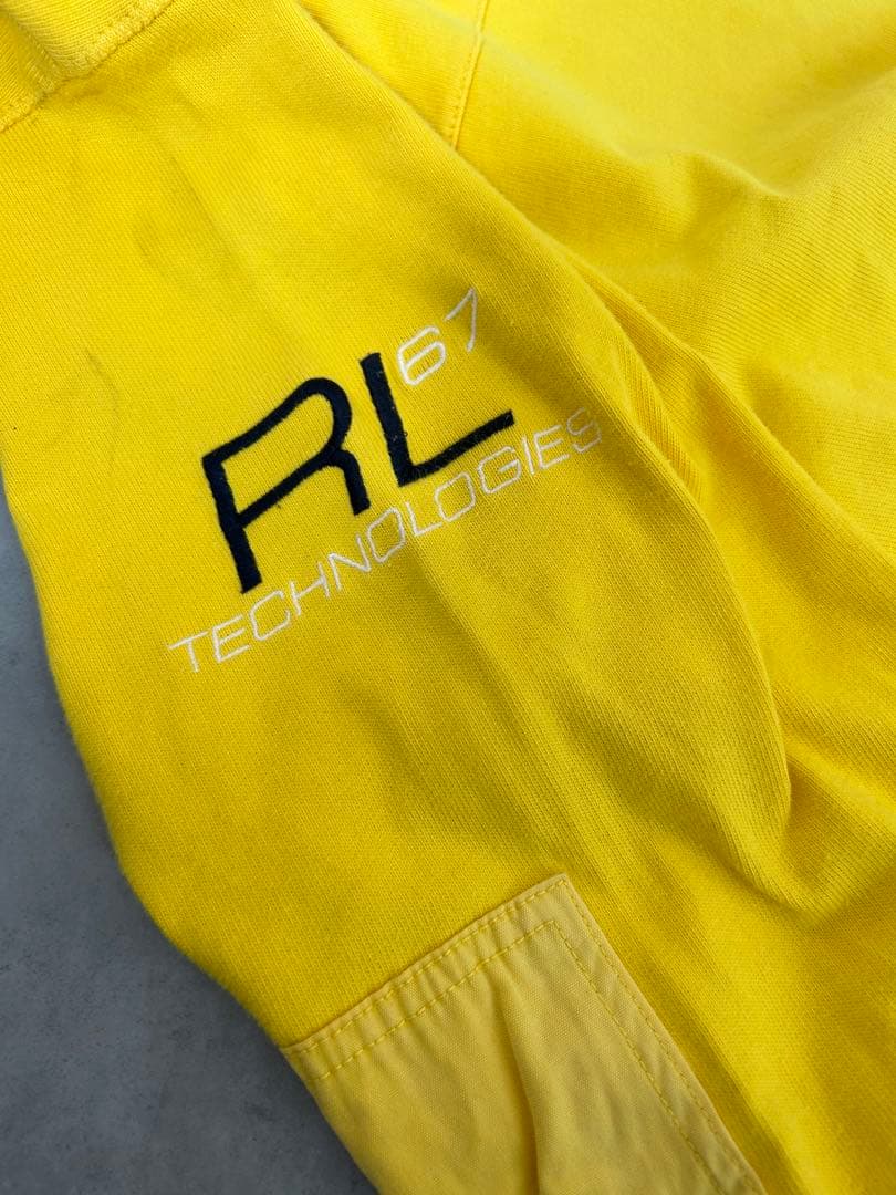 ★ ポロ　POLOSPORT 90s ゴルフ 刺繍ロゴ　配色　ラガーシャツ　長袖