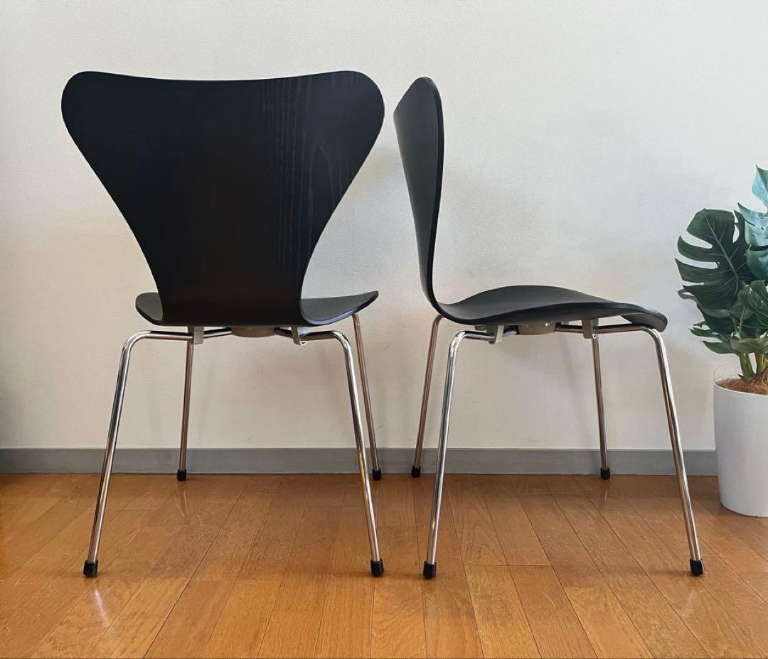 リプロダクト　フリッツハンセン　セブンチェア　2脚　② ミッドセンチュリー　北欧