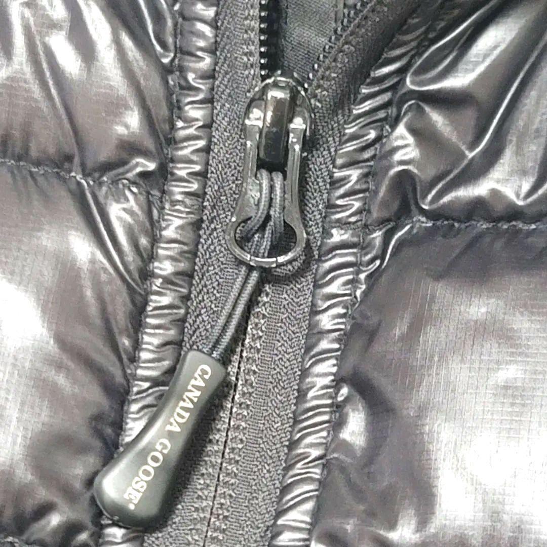 カナダグース ダウンベスト ハイブリッジ ライト ダウン ロゴワッペン