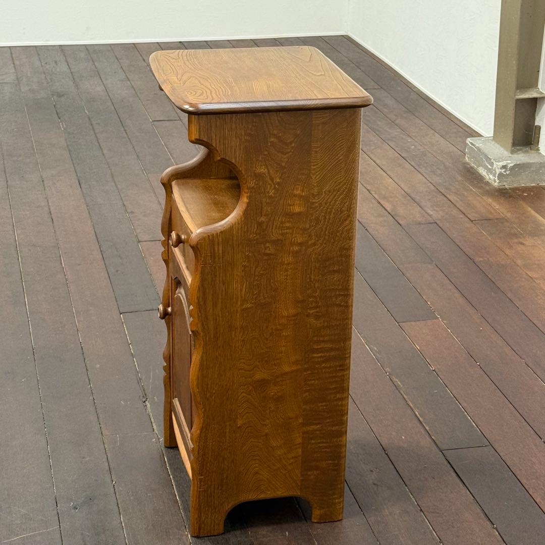 H22K27 カリモク オールドカリモク 電話台 クラシック FAX台 飾り台