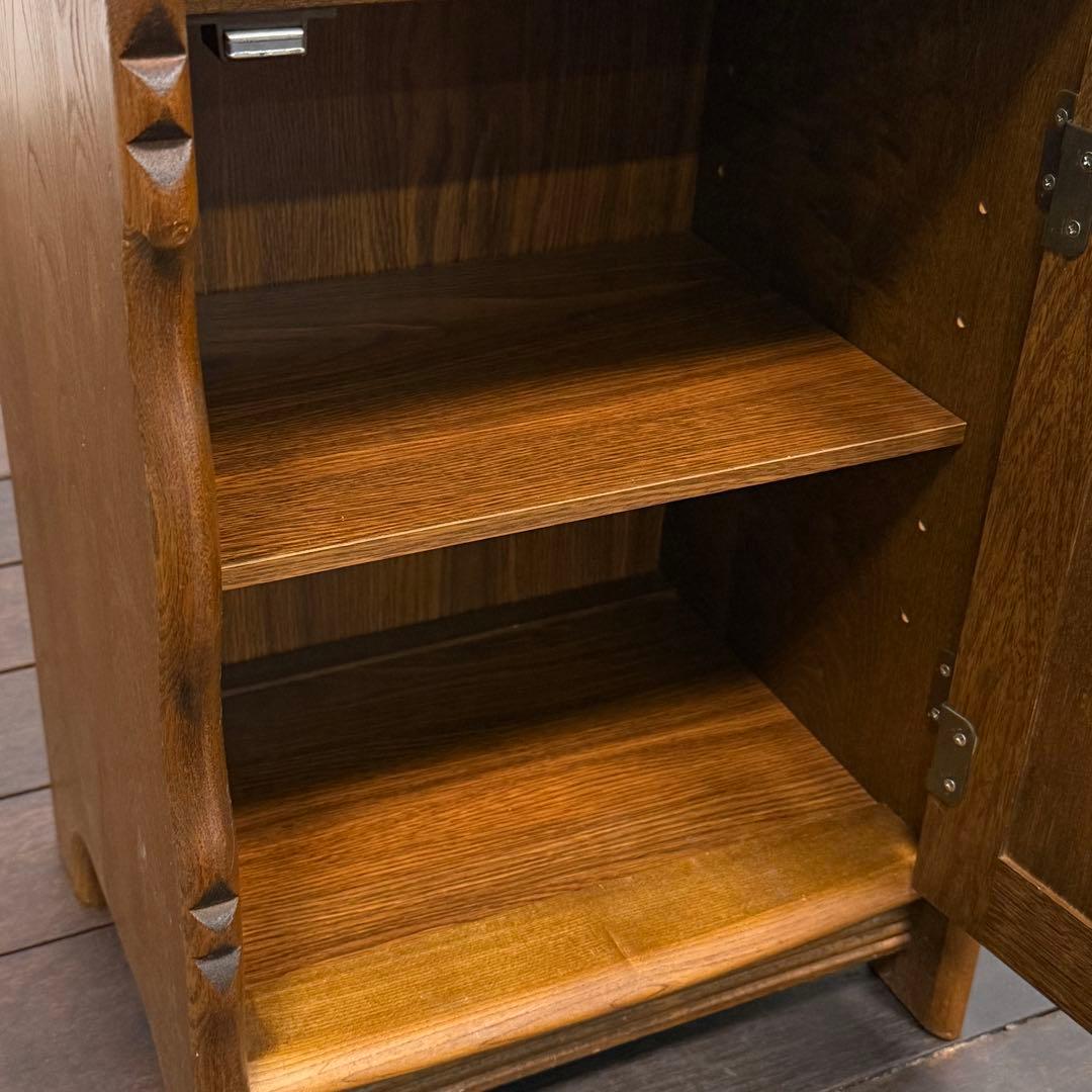 H22K27 カリモク オールドカリモク 電話台 クラシック FAX台 飾り台