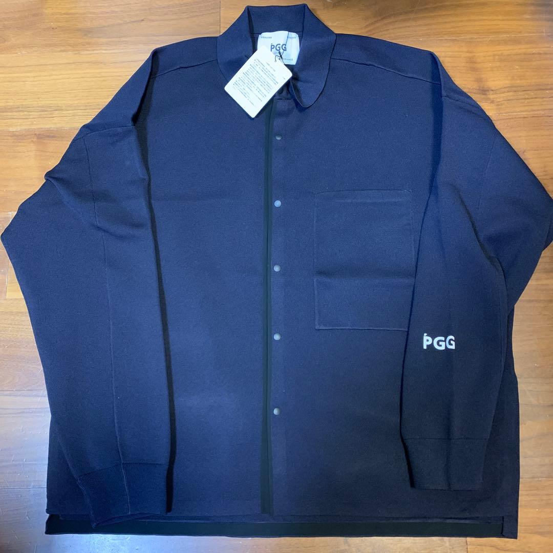 ピージージー PGG ポリエステルヤーン ニットシャツジャケット パンツ セット