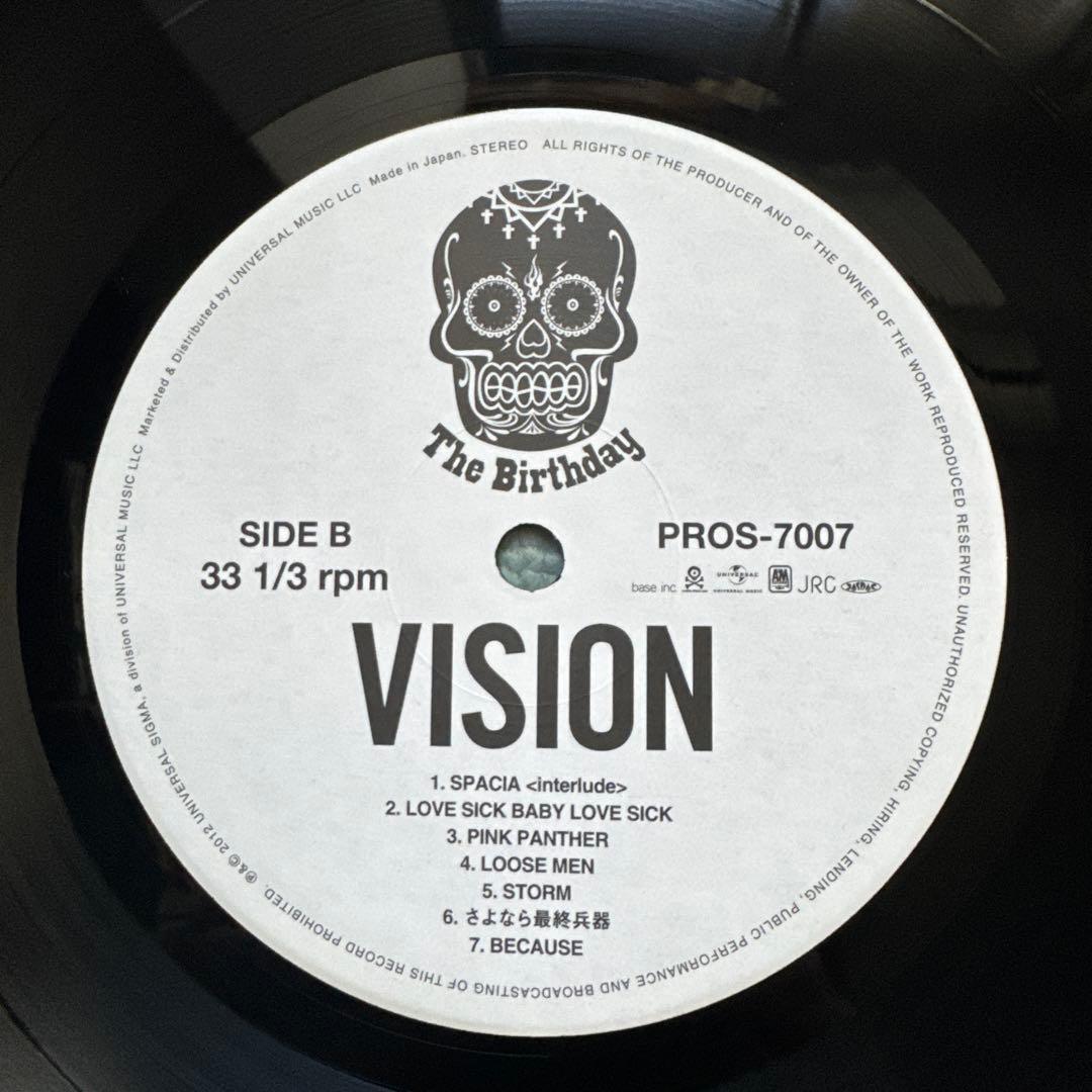 The Birthday『VISION』LP アナログ レコード