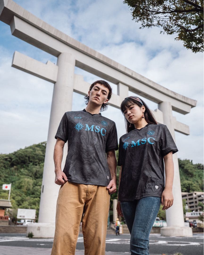 特別価格 正規品 24/25 ナポリ EA7 3rd ユニフォームLサイズ