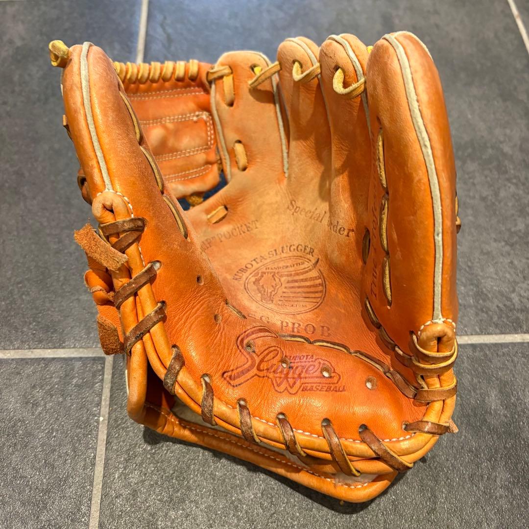SUGA プロフェッショナル 軟式グローブ オレンジ