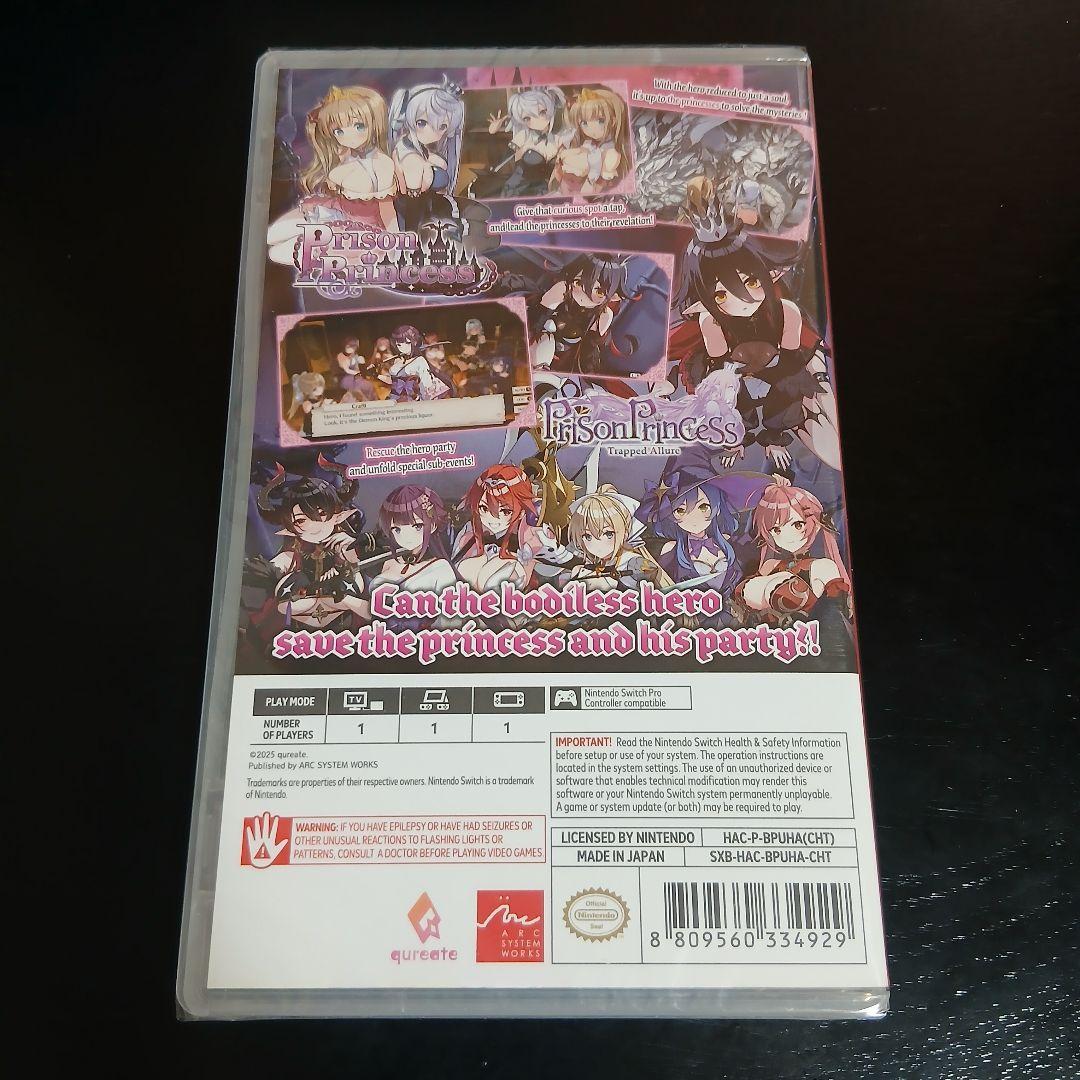 【新品】Switch プリズンプリンセス ハメられし姫たち 海外版