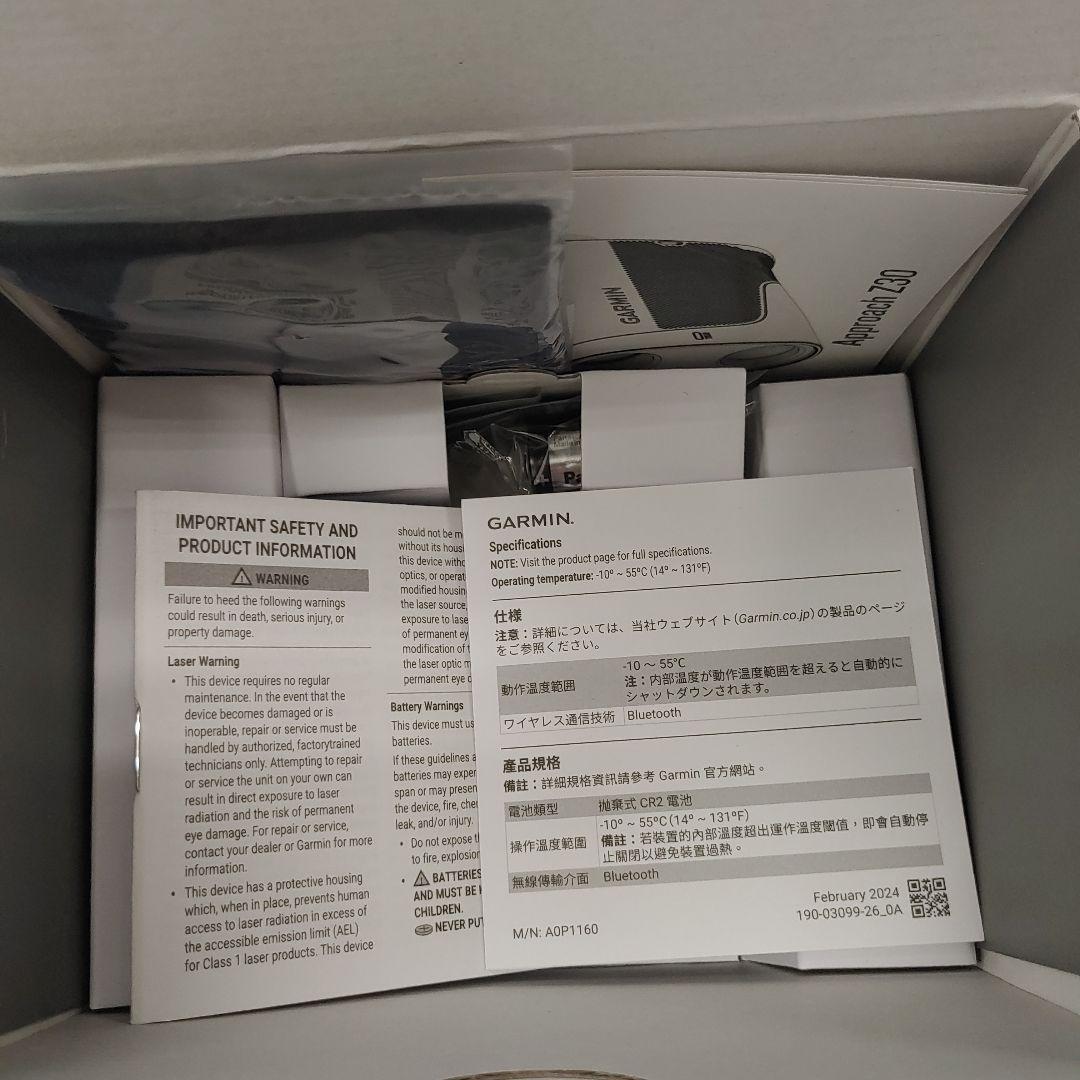 601422　ガーミン(GARMIN) Approach Z30距離計 ゴルフ