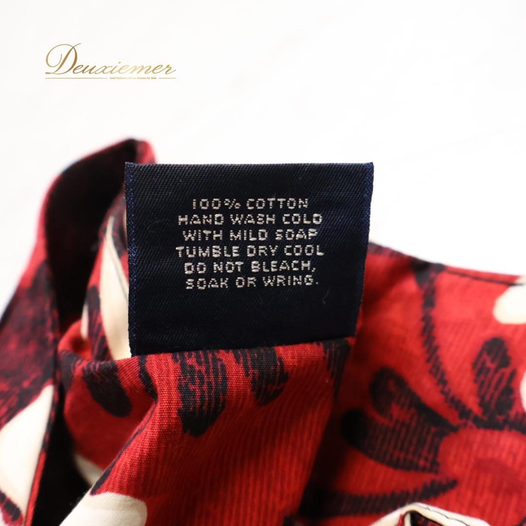 【ハワイ製 フラダンス衣装】レッド  Creations ワンピース