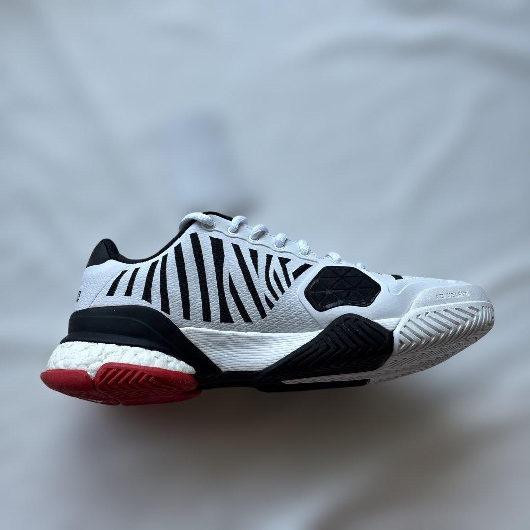 【未使用品】adidas boost テニスシューズ ホワイト/ブラック