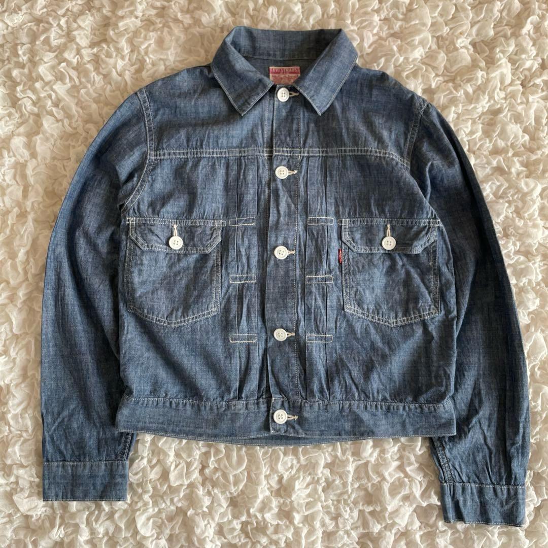 Levis 2nd セカンド Gジャン デニムジャケットシャンブレー サイズＭ