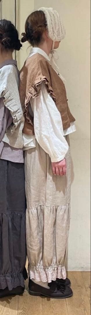 みかん様　 立川店/EC限定】リネンダブルフリル2WAYベスト　サマンサモスモス