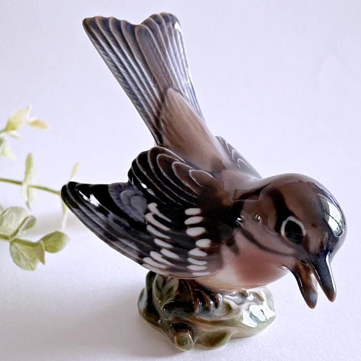 ダール イェンセン アメリカムシクイ 鳥 フィギュリン デンマーク製 EJ