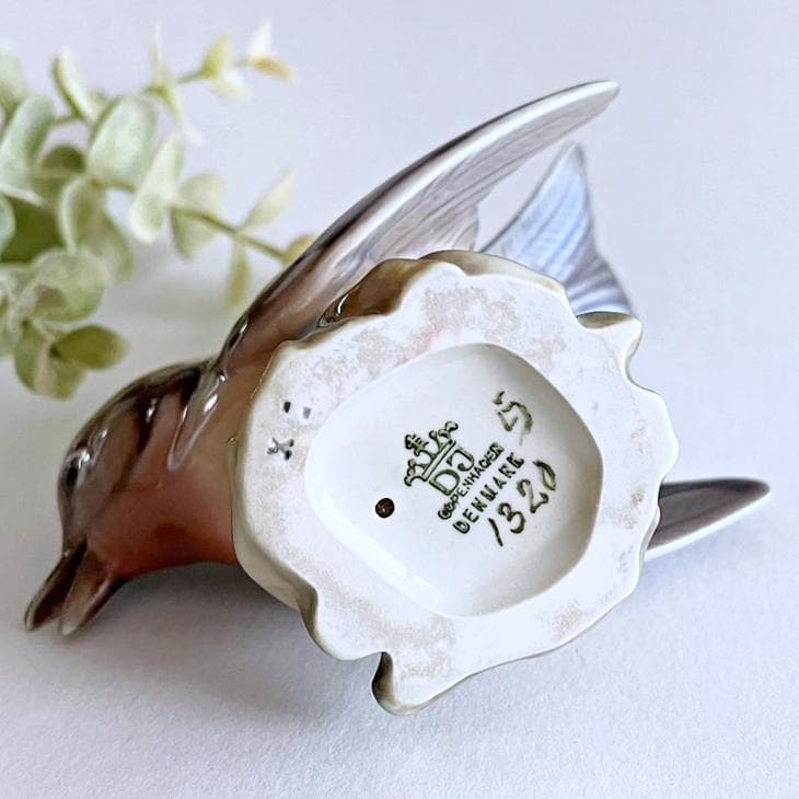 ダール イェンセン アメリカムシクイ 鳥 フィギュリン デンマーク製 EJ