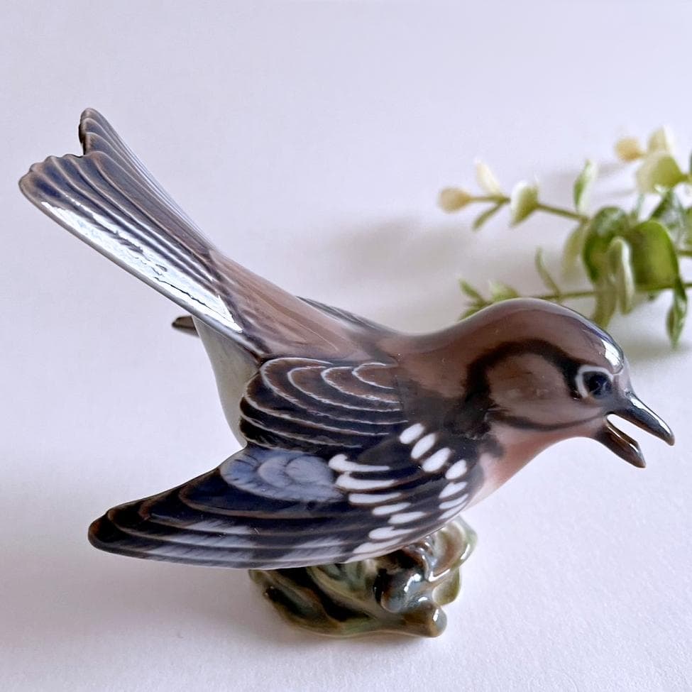 ダール イェンセン アメリカムシクイ 鳥 フィギュリン デンマーク製 EJ