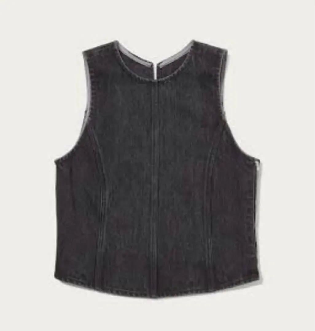 トップス < H > HEAVY DENIM VEST