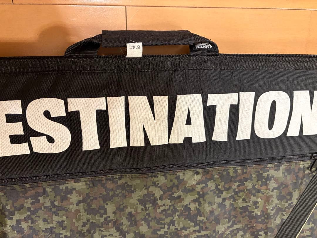 ☆送料込み☆DESTINATION 迷彩 サーフボードハードケース6’4