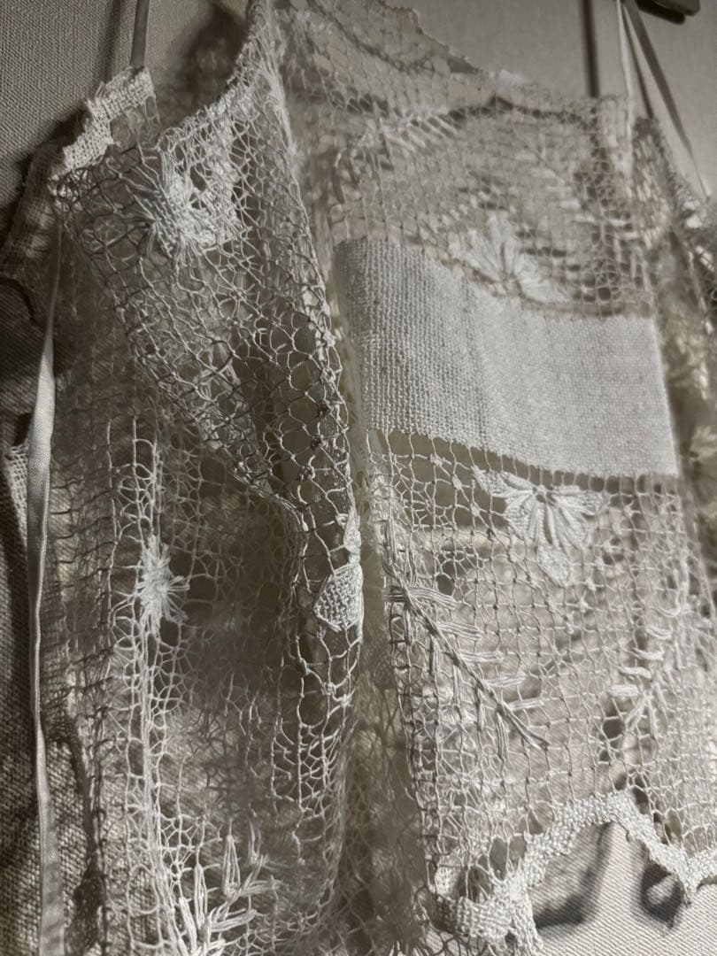 美品【HERITER】レースキャミソール ホワイトレースビスチェ　IENA