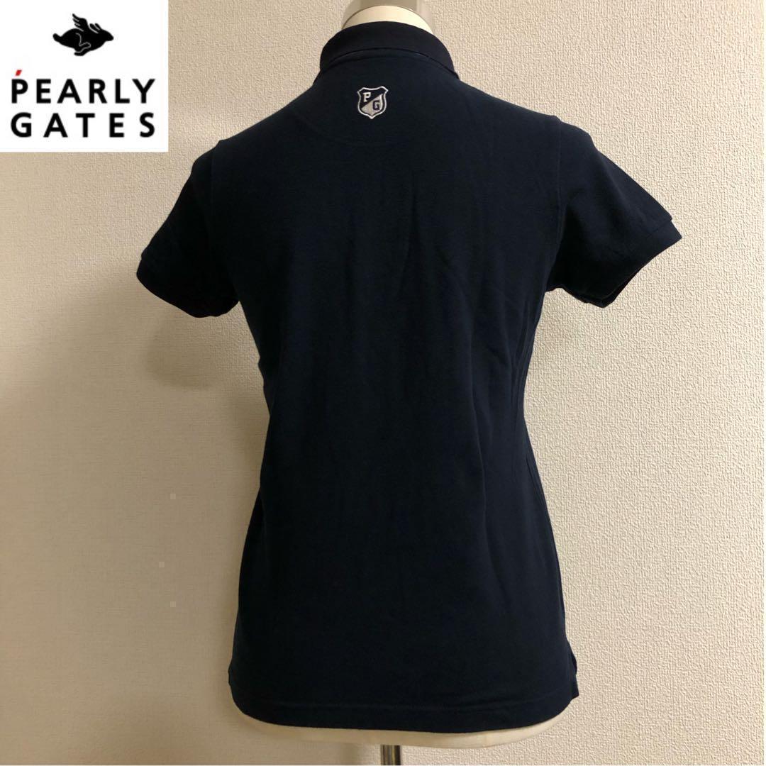パーリーゲイツ MADE FOR GOLF ポロシャツ ネイビー サイズ0