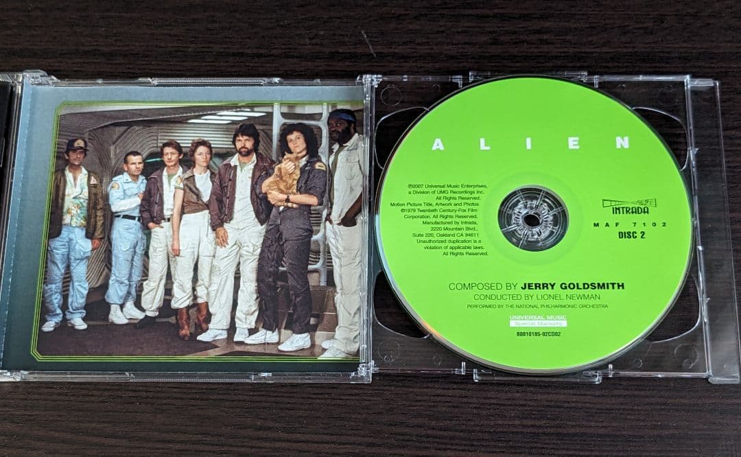 ALIEN サウンドトラック 完全版 CD2枚組 (COMPLETE 2CD)