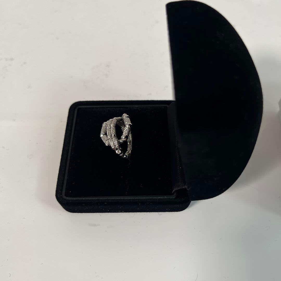 pt999 バックルデザイン フレキシブル リング プラチナ