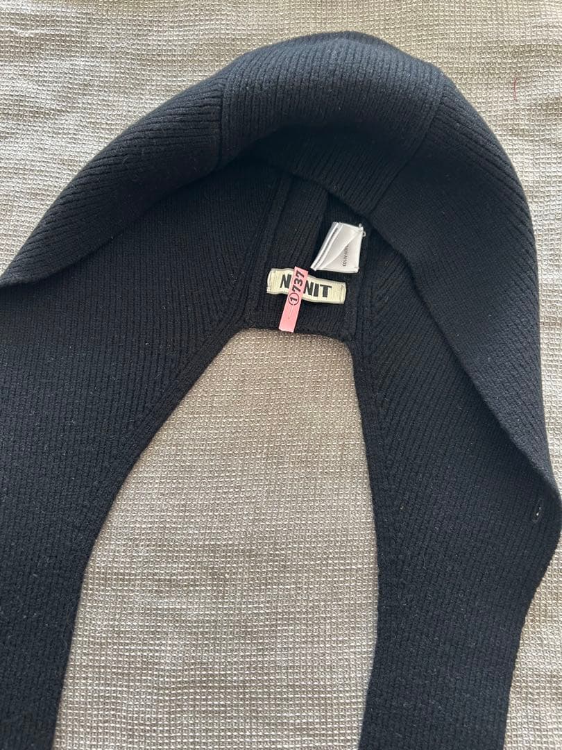 【週末限定お値下げ】nknitンニットbalaclavaバラクラバストール黒